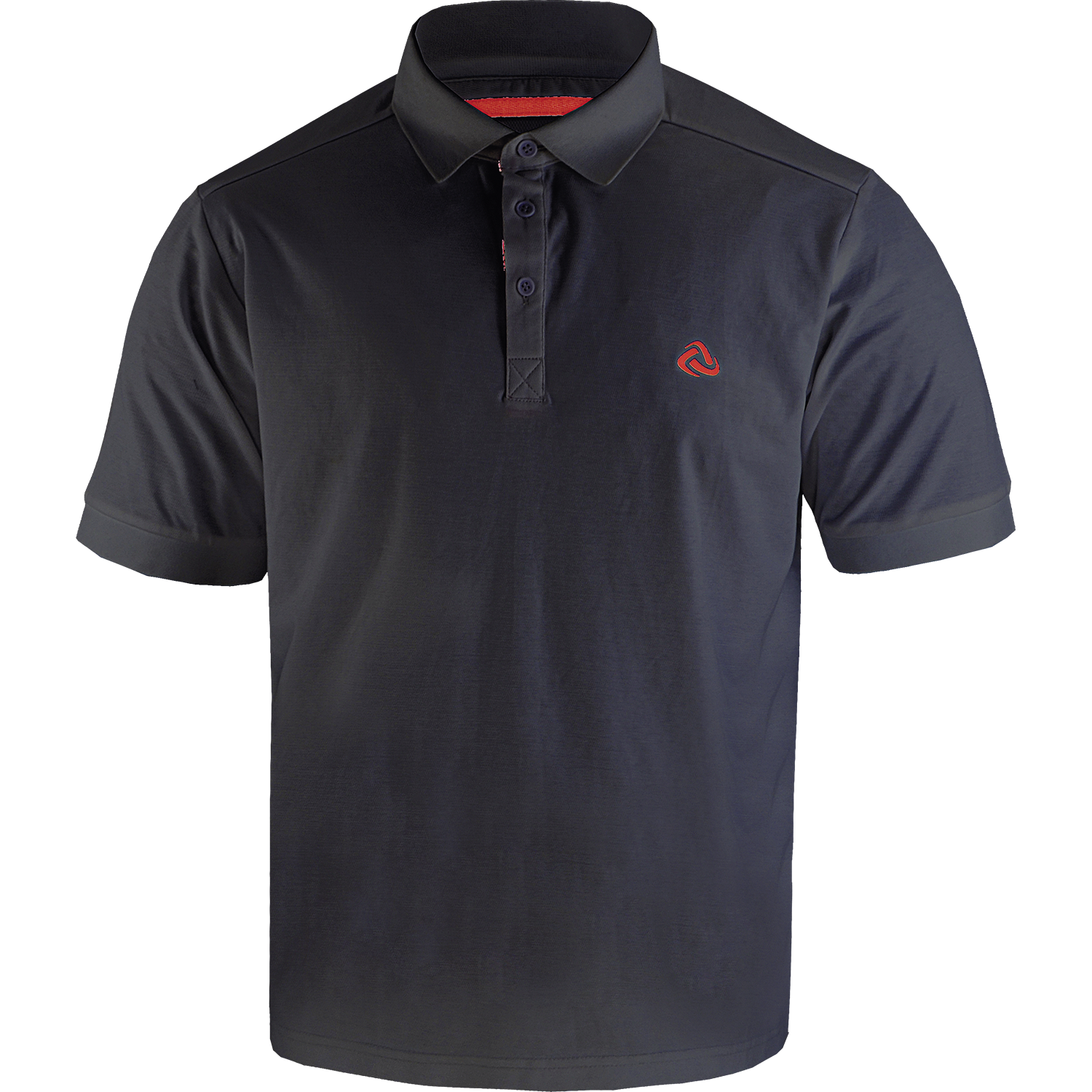 EASYFIT Polo-Shirt kurzarm schwarz