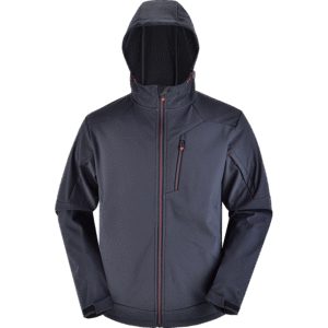ZENO Ripstop-Softshelljacke schwarz