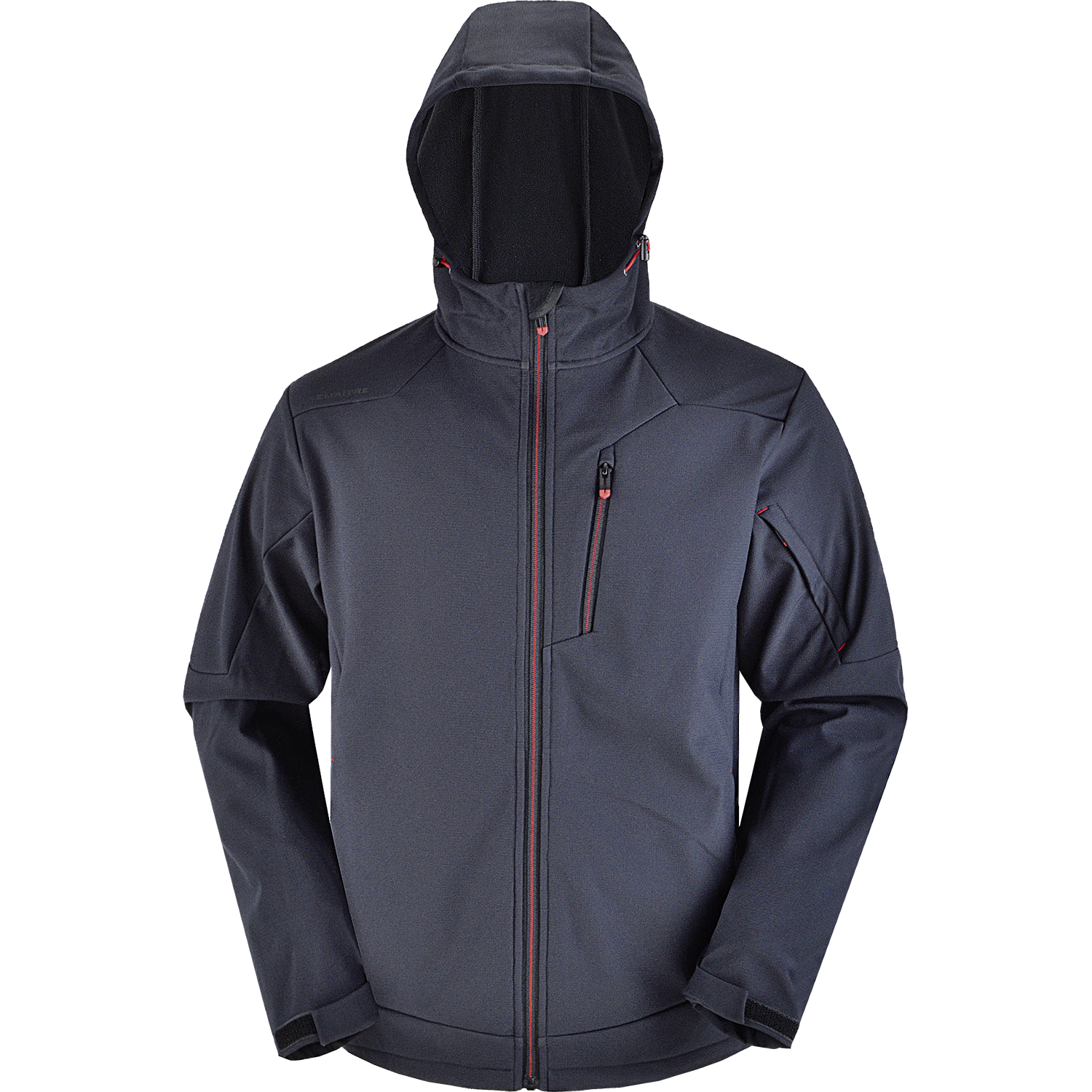 ZENO Ripstop-Softshelljacke schwarz