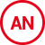Piktogramm AN Piktogramm mit Bezeichnung AN (Knöchelschutz - Ankle Protection)