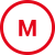 Piktogramm M Piktogramm mit Bezeichnung M (Mittelfußschutz - Metatarsal Protection)